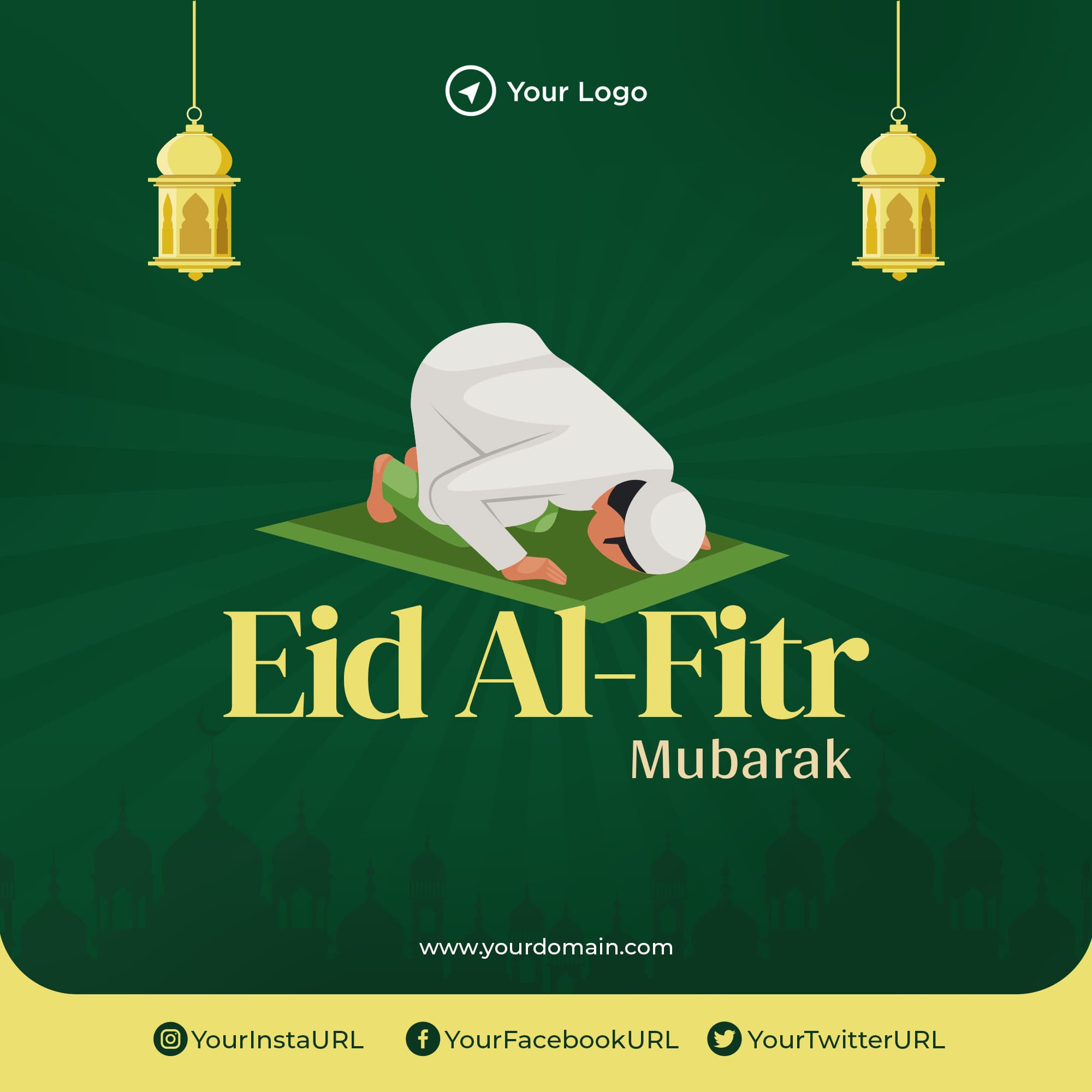 Eid ul-Fitr poster template